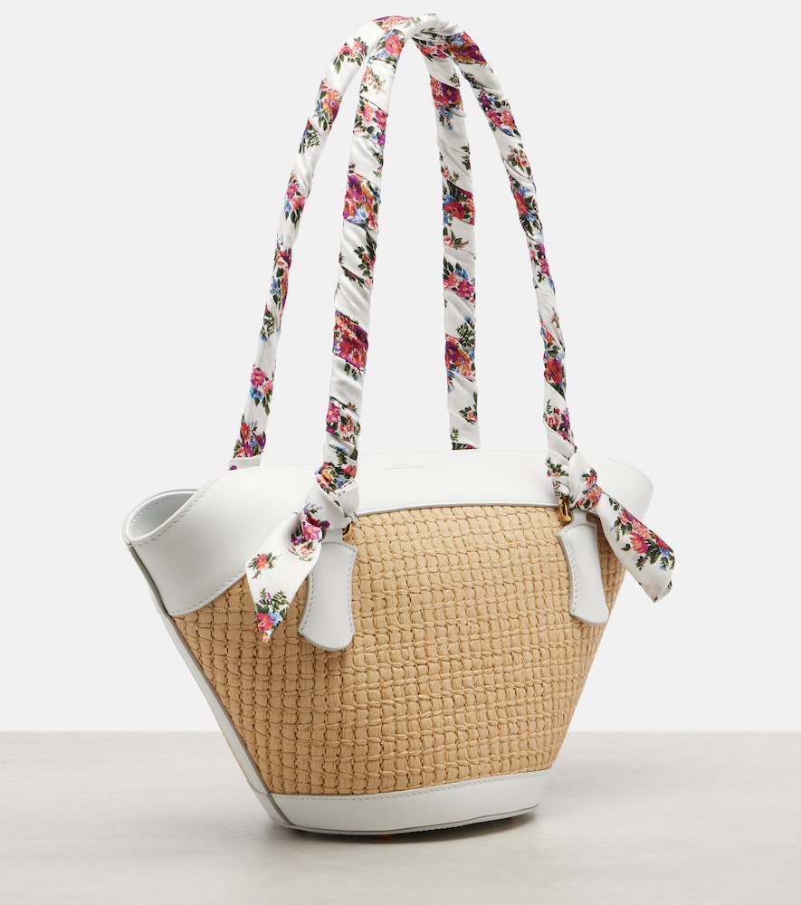  Dolce&gabbana Dolce&gabbana Tote Bag Capri Medium Aus Raffiabast Mit Leder 