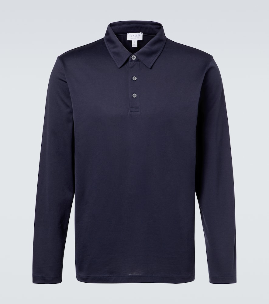 Sunspel Cotton jersey polo shirt