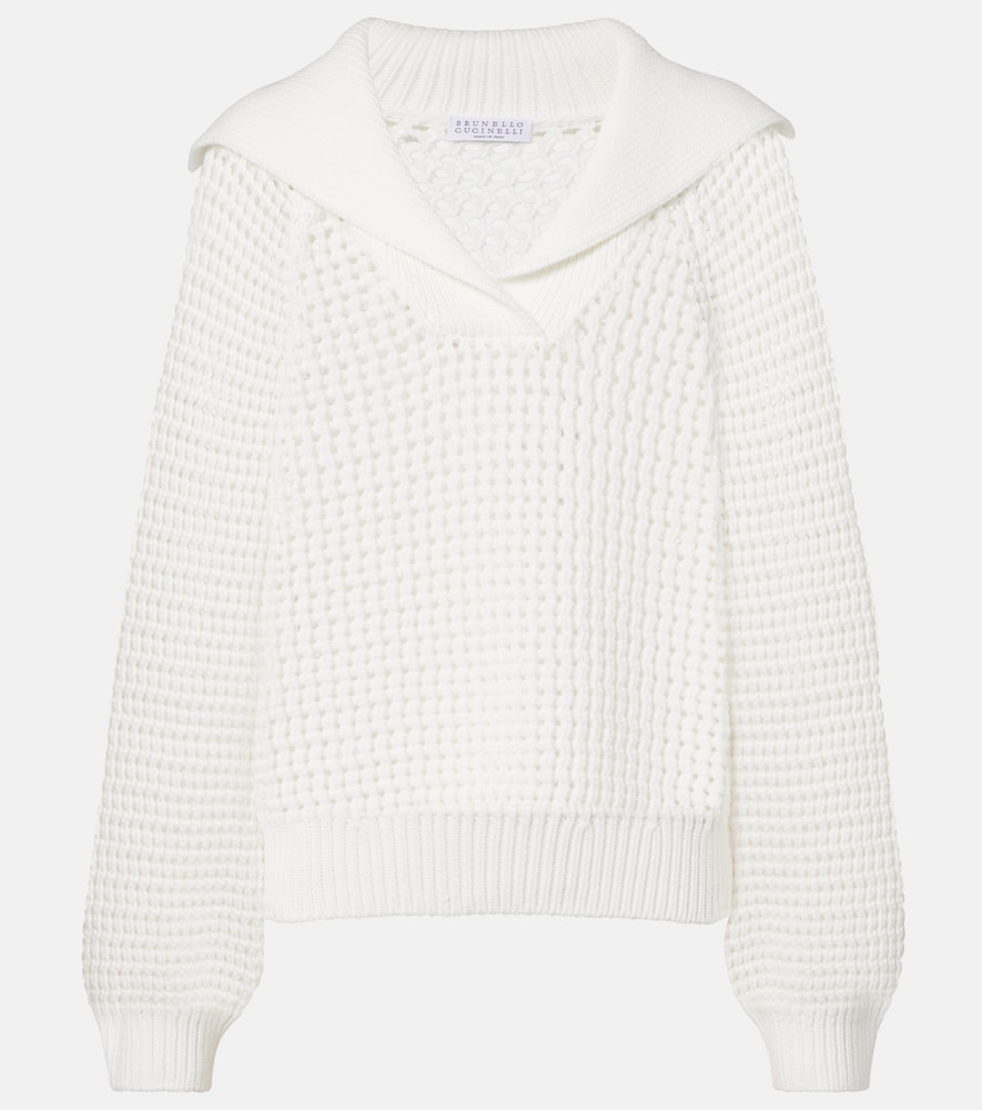 Cotton-Blend Sweater