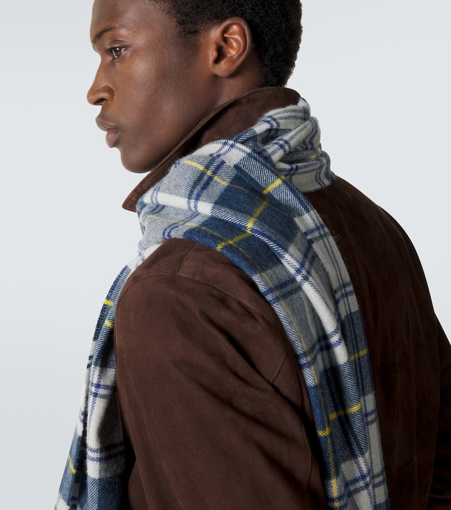  Dunhill Dunhill Tartan Cashmere Scarf 