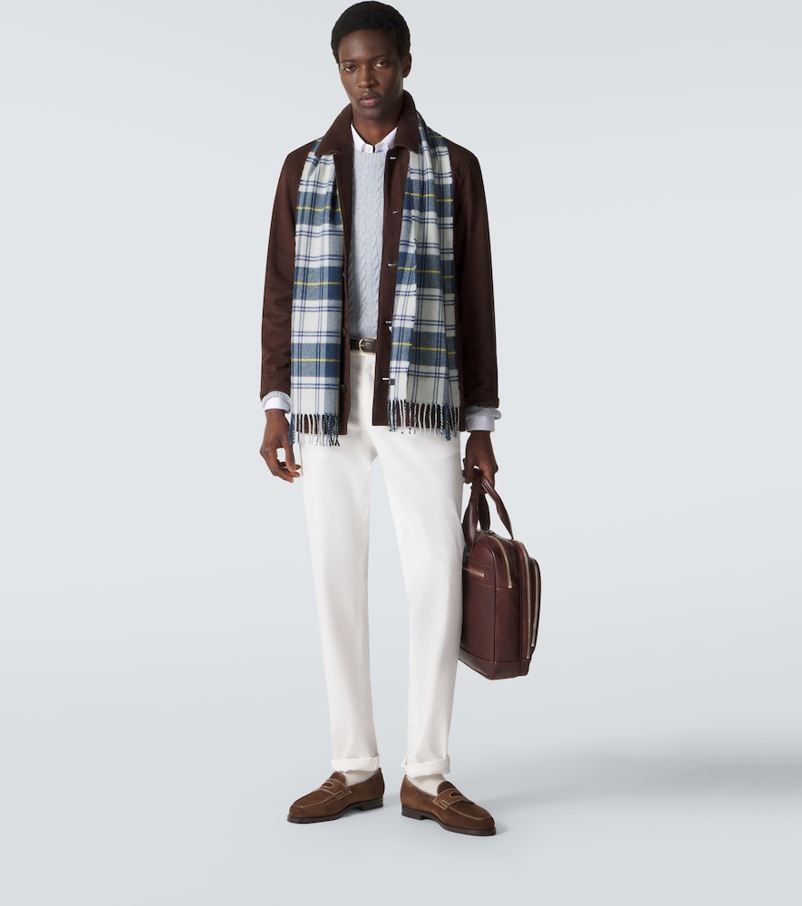  Dunhill Dunhill Tartan Cashmere Scarf 