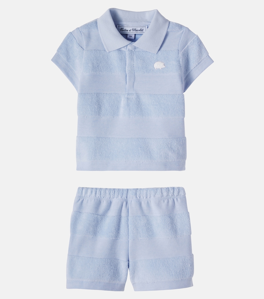  Tartine Et Chocolat Tartine Et Chocolat Baby Set Aus Polohemd Und Shorts 
