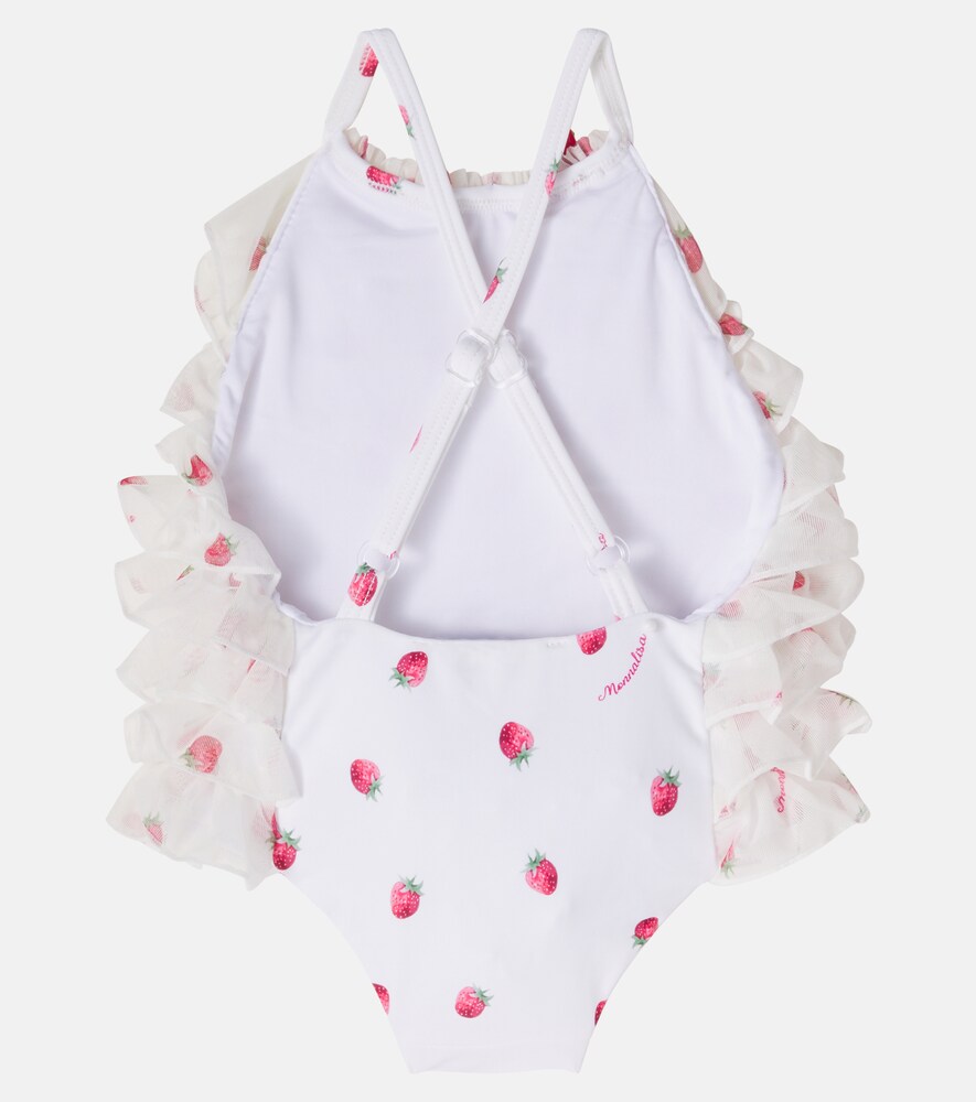  Monnalisa Monnalisa Baby Verzierter Badeanzug Mit Tüll 