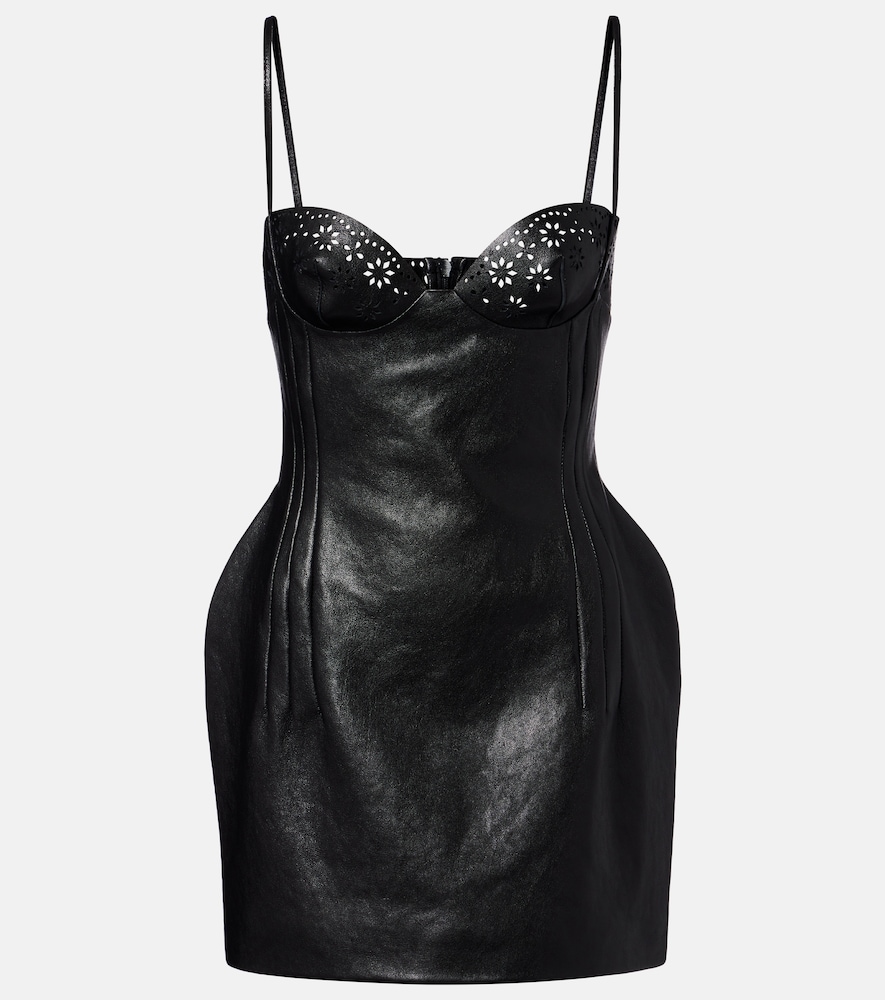 Magda Butrym Leather minidress