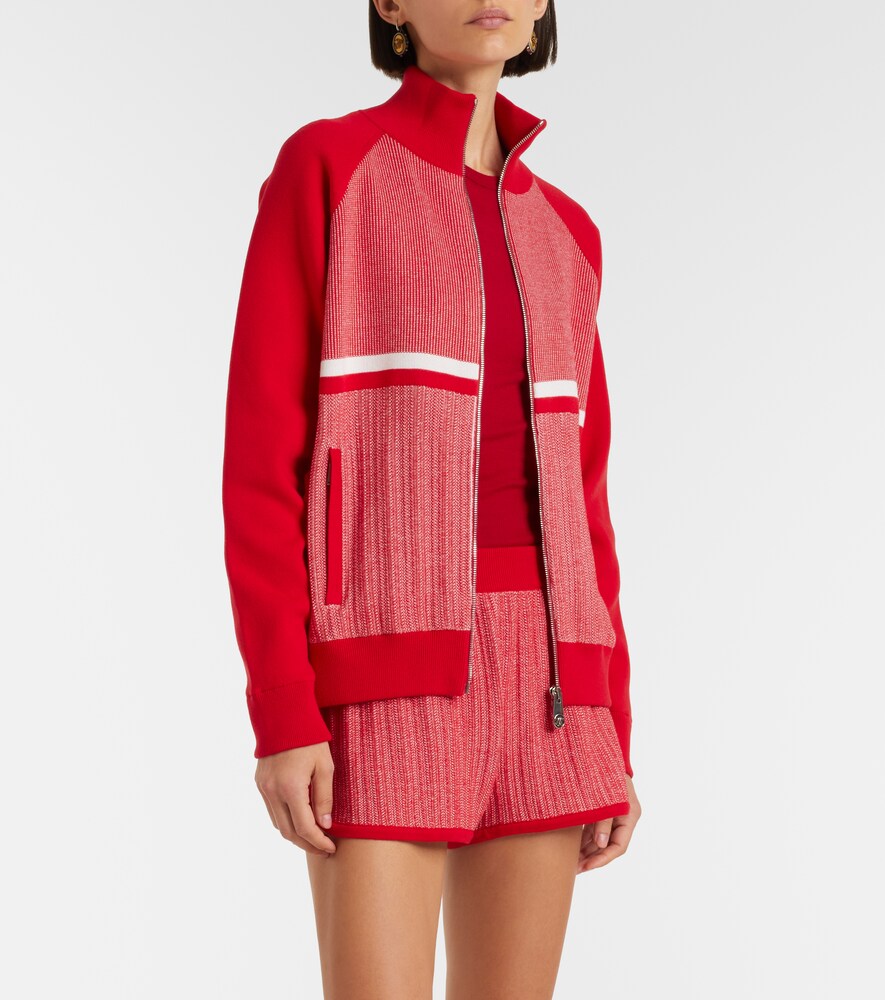 Versace Cotton-blend jacquard jacket