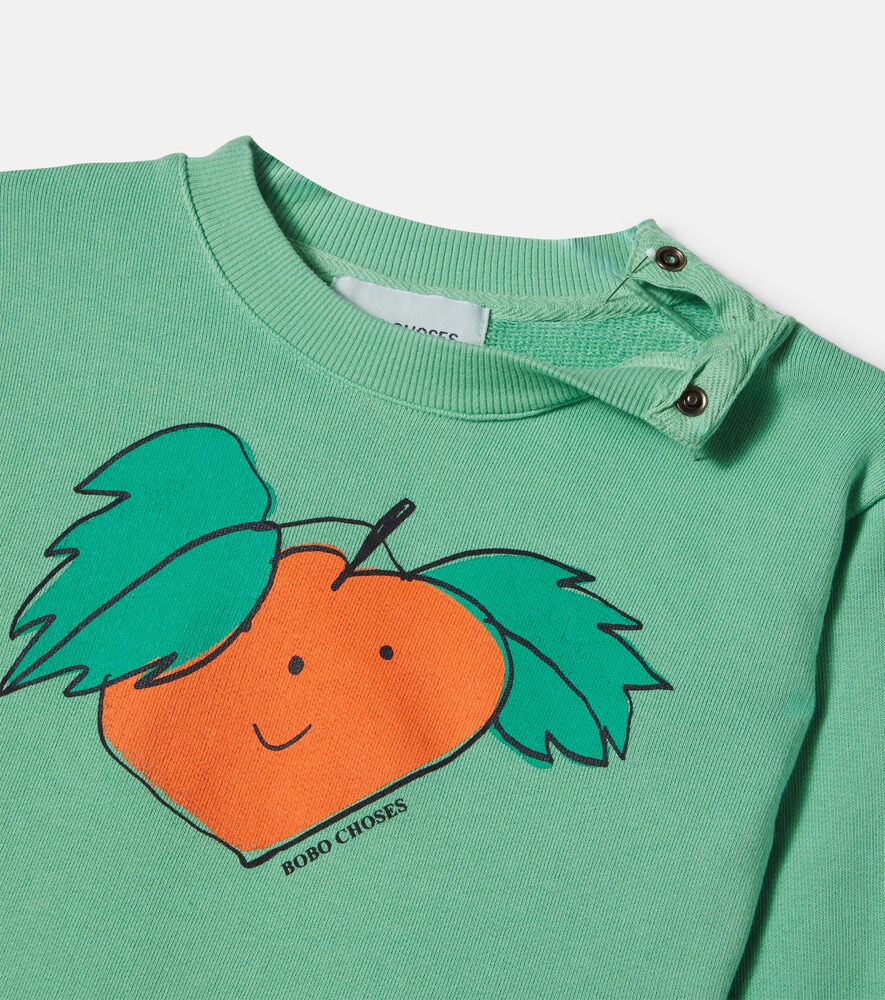  Bobo Choses Bobo Choses Baby Tangerines Cotton Jersey Sweatshirt 