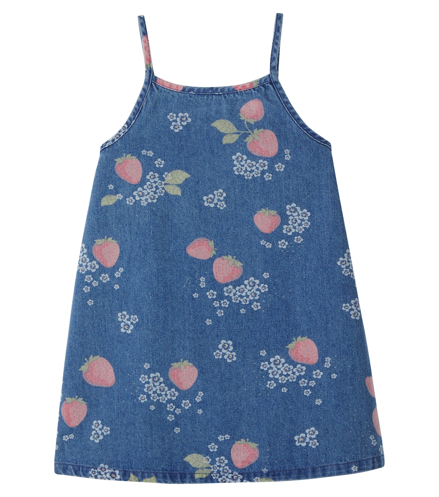 Konges Slojd Blue Magot Printed Denim Dress Y 9/10 - Mytheresa
