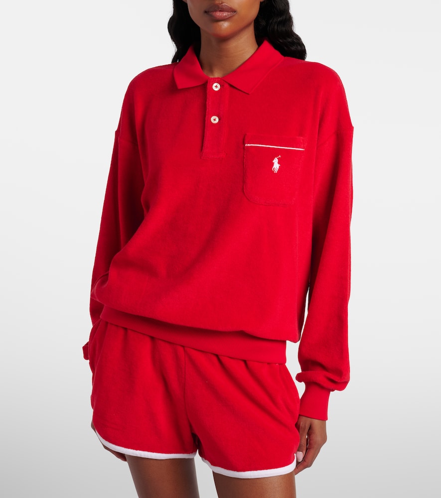 Polo Ralph Lauren Cotton-blend terry polo shirt