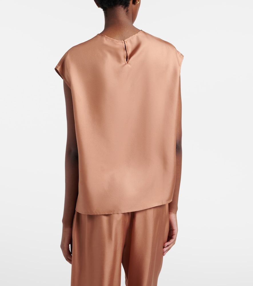  Asceno Asceno Top Dasha Aus Seiden-twill 