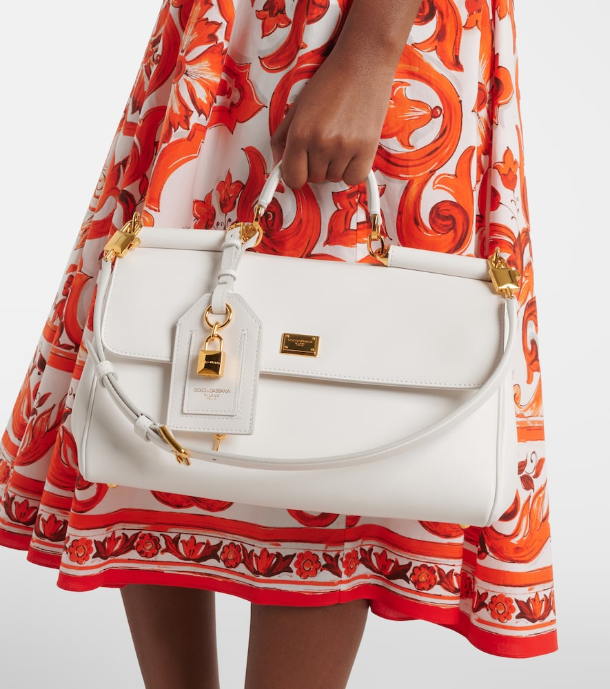 Dolce & Gabbana Sicily Medium leather top-handle bag