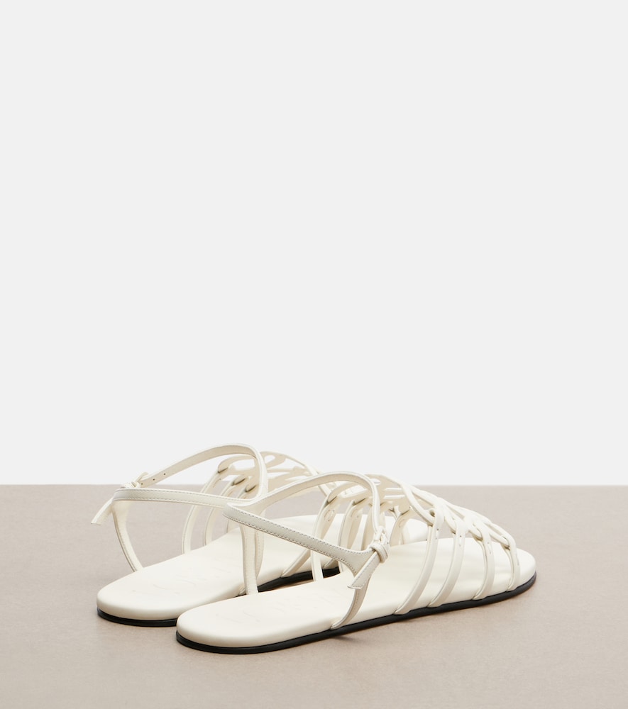 Loewe Loewe Paula's Ibiza Sandalen Petal Anagram Aus Leder 