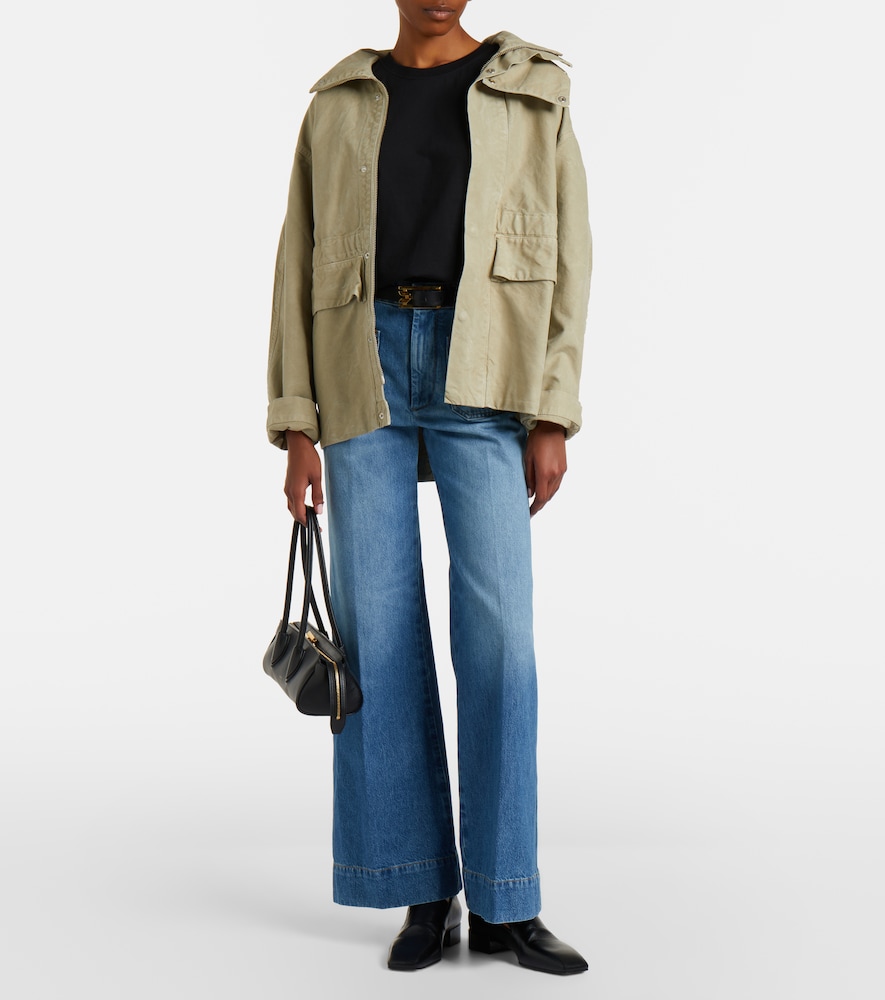 Victoria Beckham Alina faded wide-leg jeans