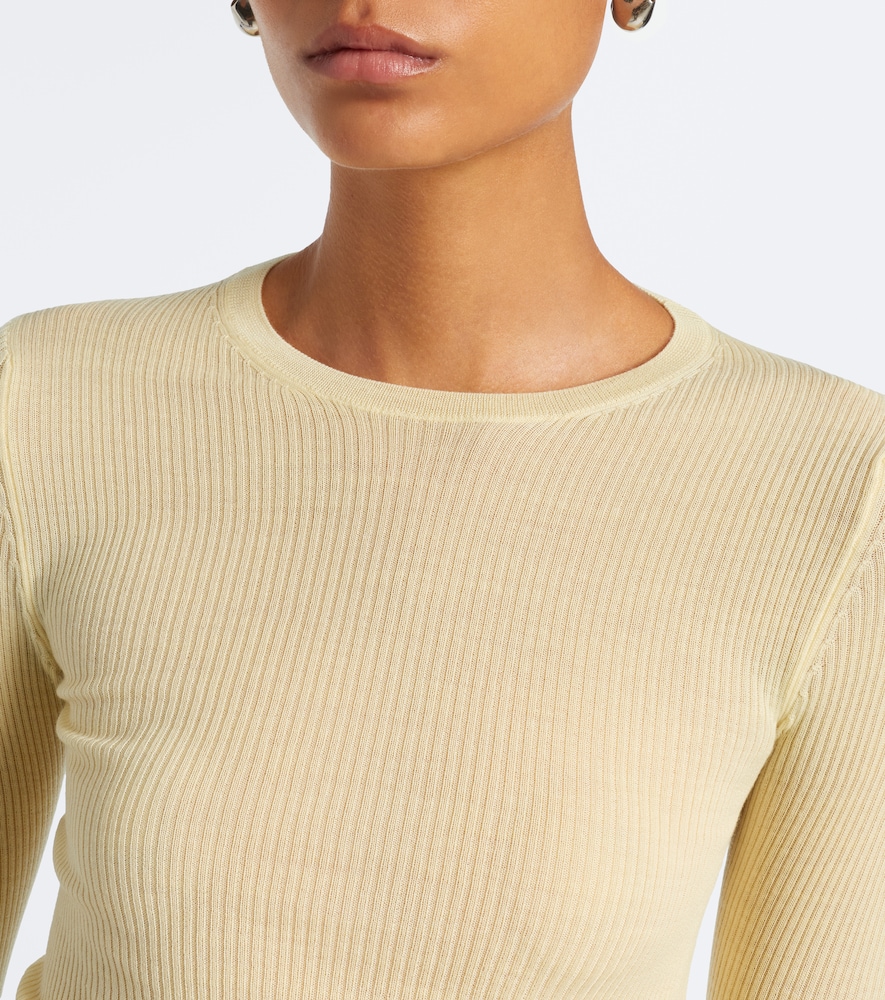 Ribbed-Knit Sweater