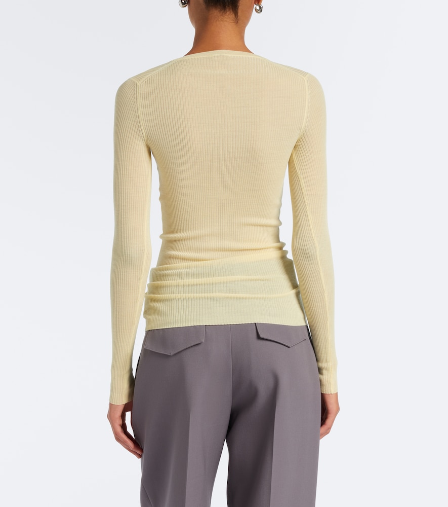 Ribbed-Knit Sweater