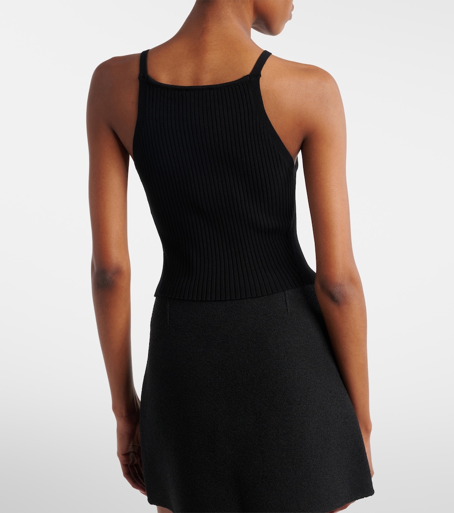 Courrèges Ribbed-Knit Tank Top
