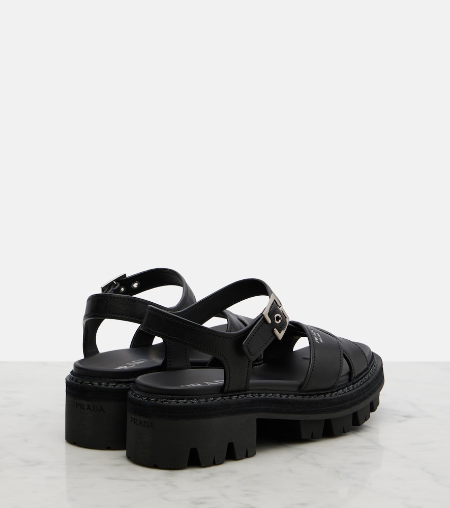  Prada Prada Leather Sandals 