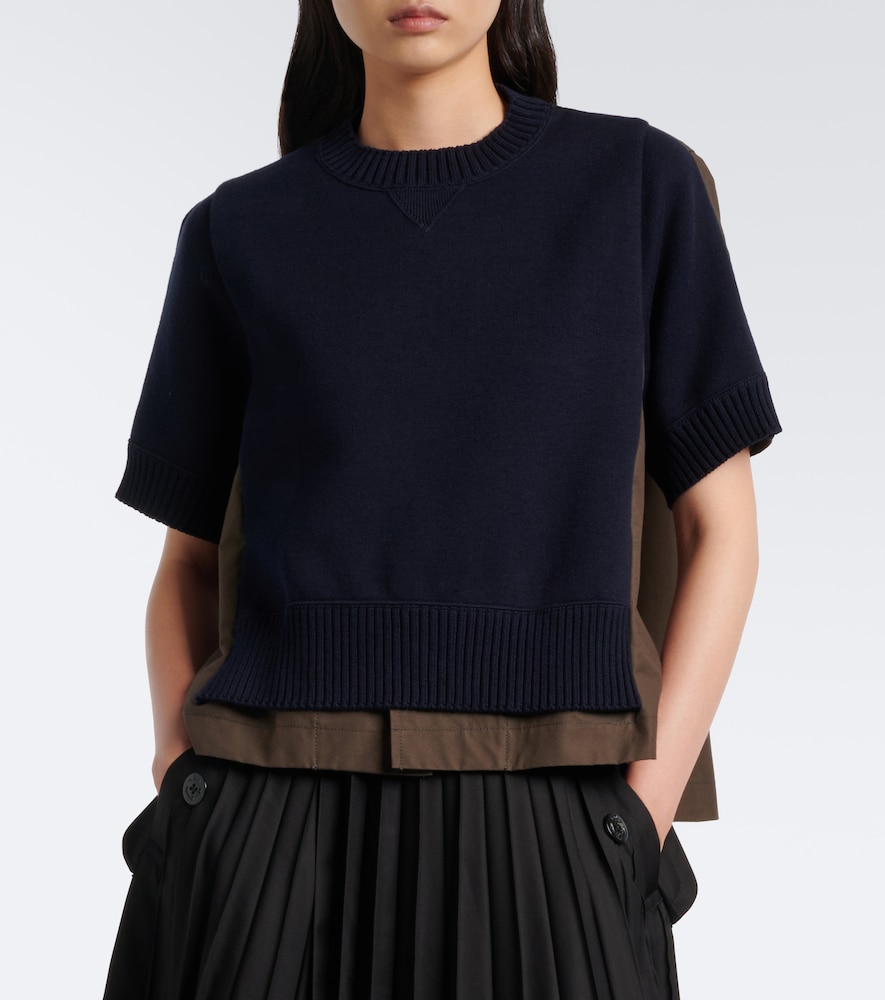 Cotton And Cashmere-Blend Top