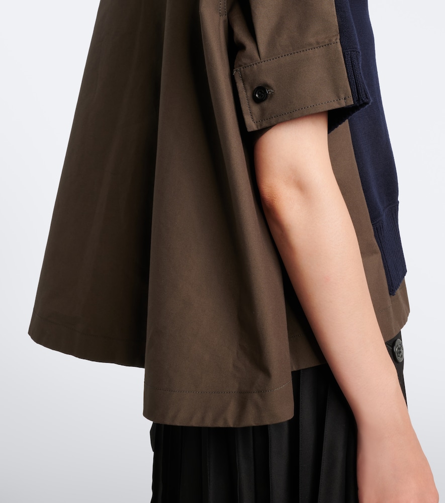 Cotton And Cashmere-Blend Top