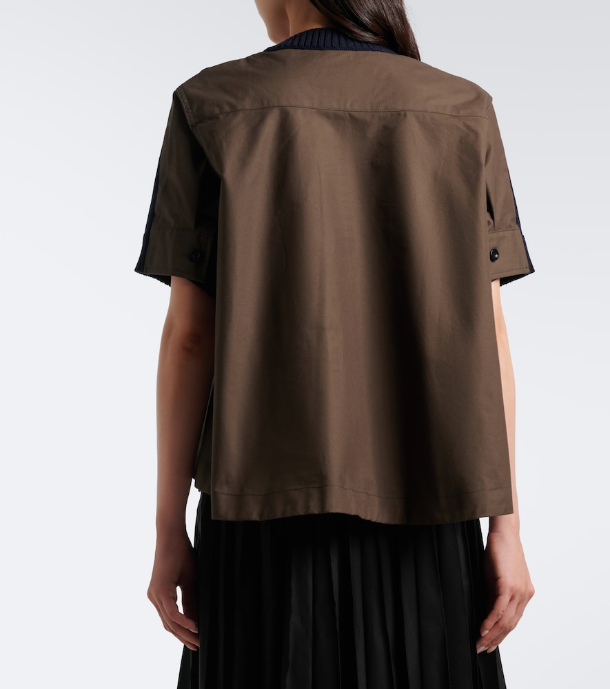 Cotton And Cashmere-Blend Top