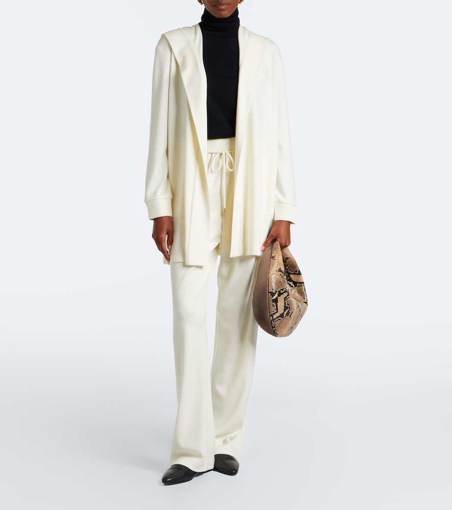 Virgin Wool Wrap Coat