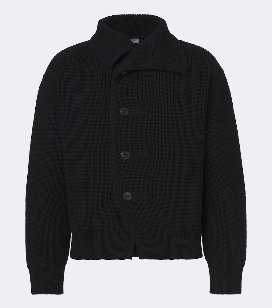 Dries Van Noten Wool Cardigan In Blue