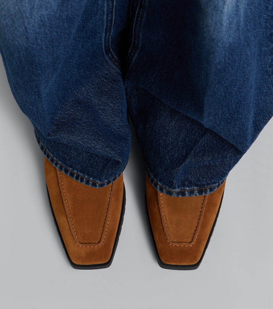 Shearling-Lined Ankle Boots