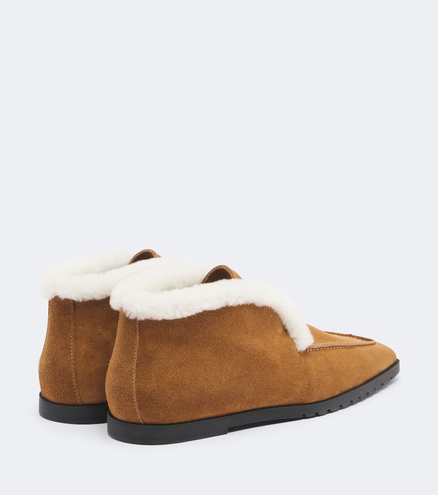 Shearling-Lined Ankle Boots
