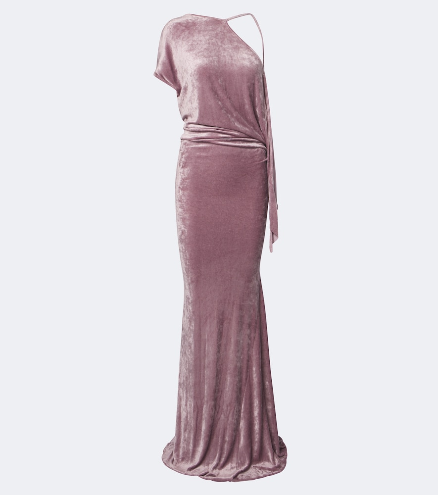 Lilies Robe Tungsten aus Samt