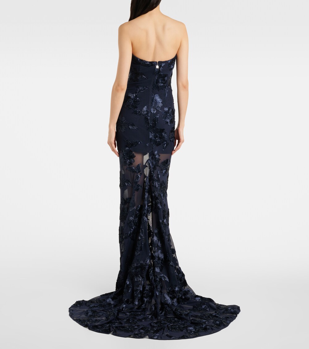 3D mesh maxi dress, image 4 of 7