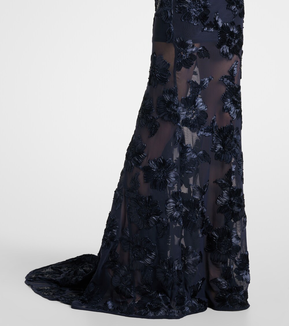 3D mesh maxi dress, image 6 of 7
