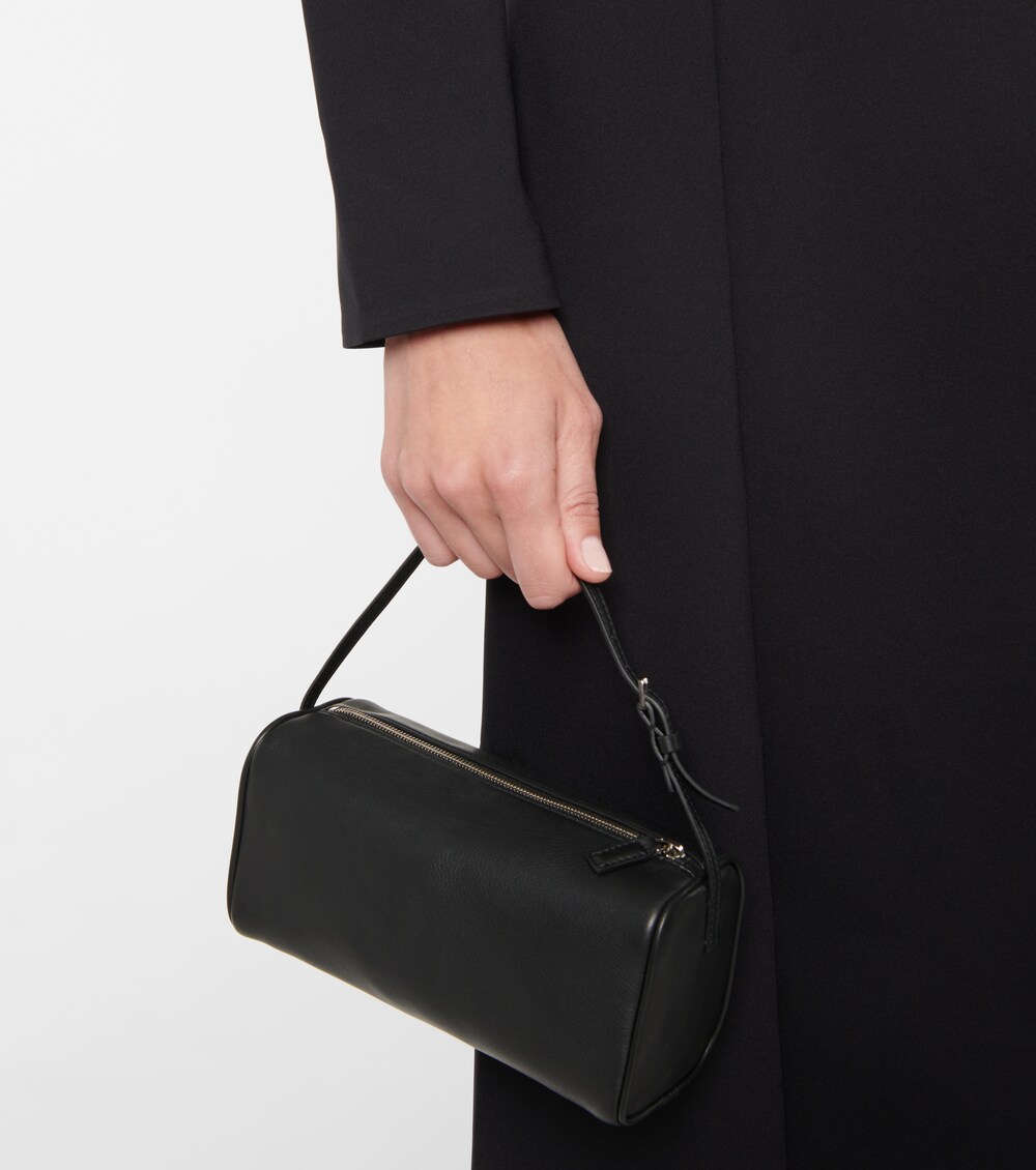 90s leather top-handle bag, image 3 of 6