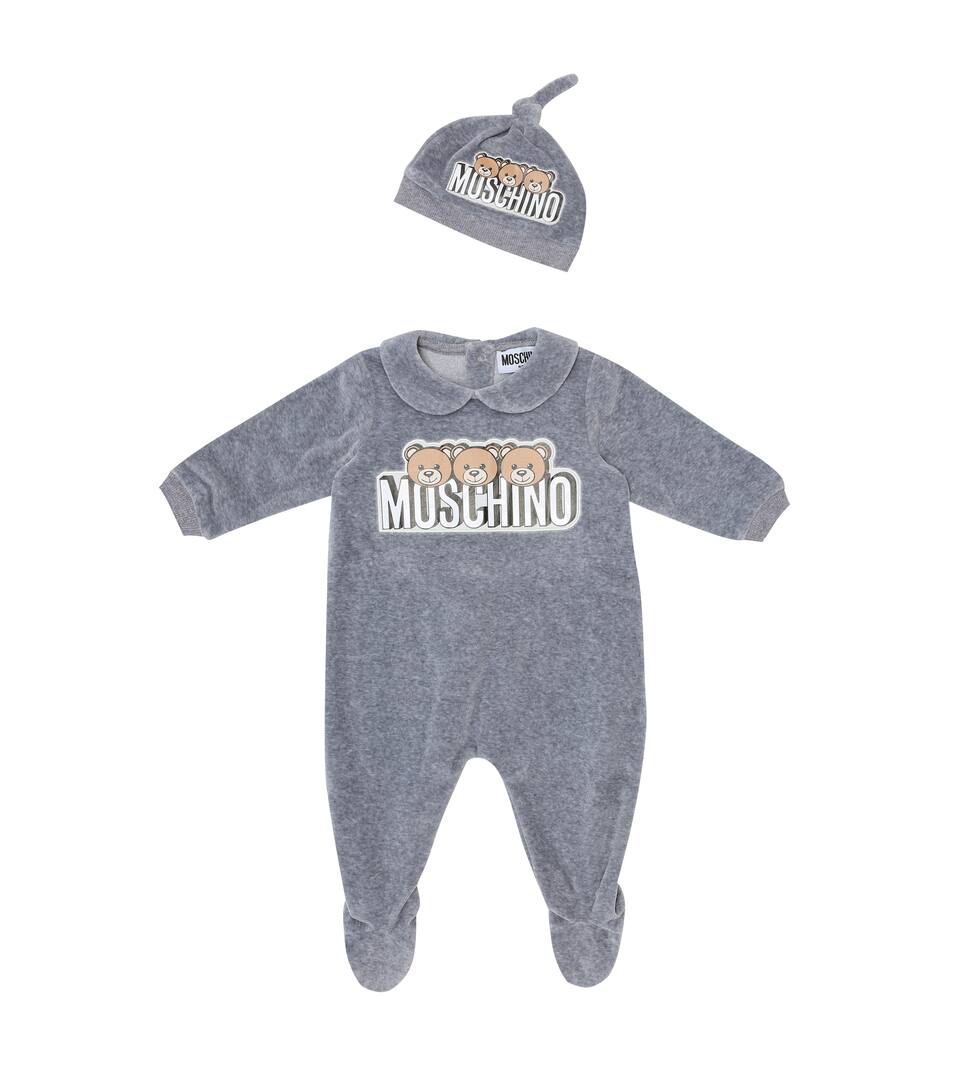 velour onesie baby