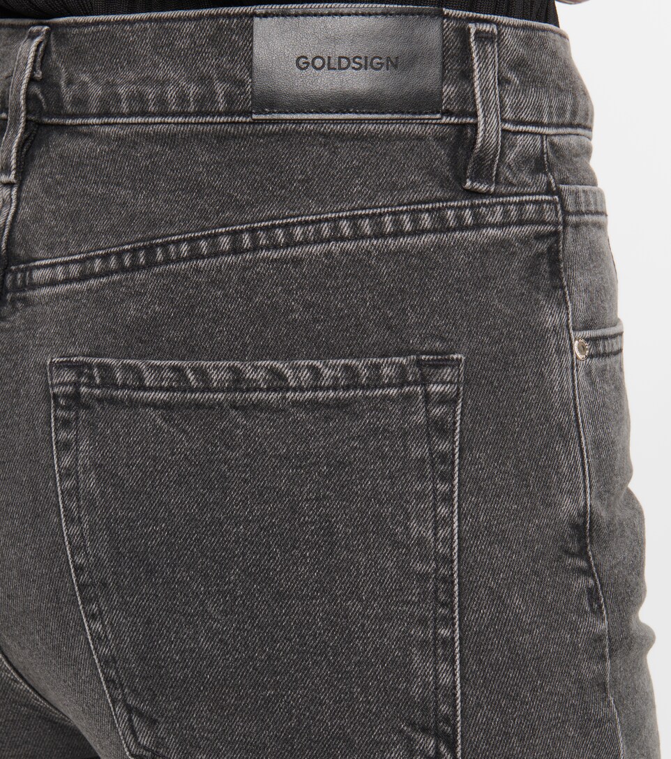 The Morgan high-rise straight jeans 