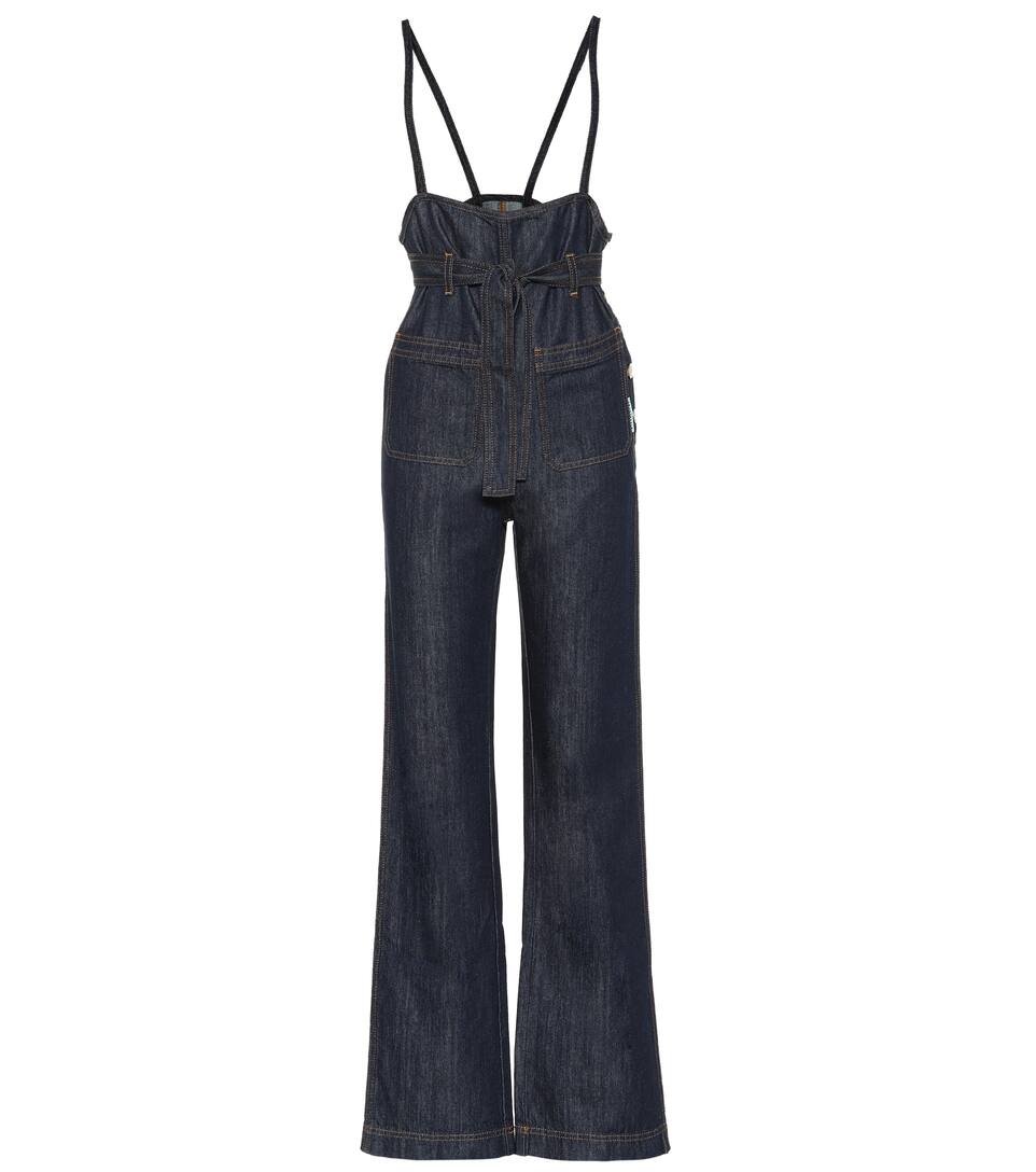 alexa chung denim jumpsuit