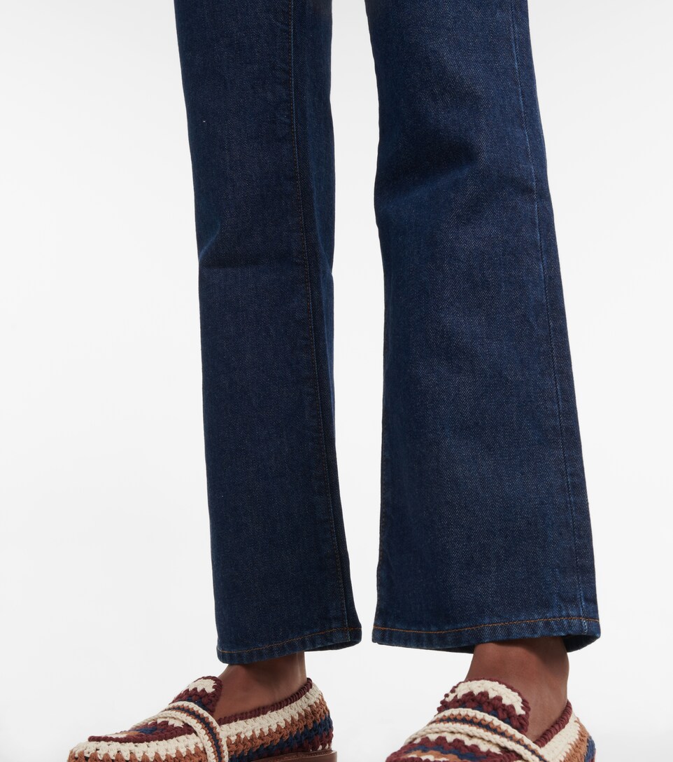 Chloé - High-rise bootcut jeans | Mytheresa