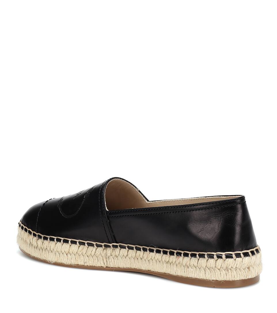 Espadrillas In Pelle Pelle Prada Prada Prada Espadrillas In gyb6f7