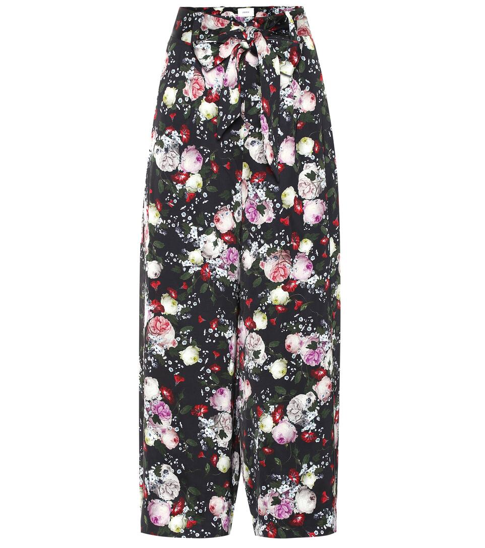 Erdem - Everett floral satin pajama pants | Mytheresa