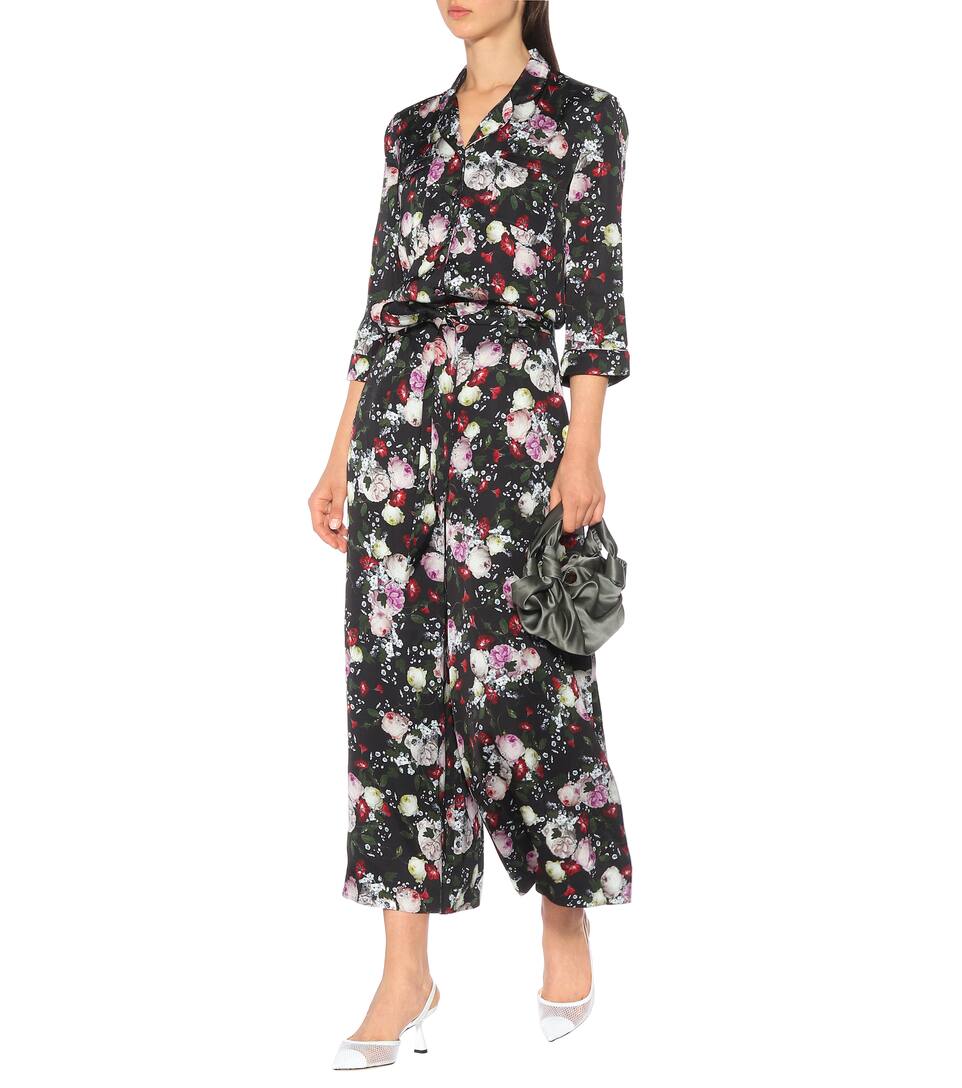 Imprimé Pantalon Everett Pyjama De Erdem Satin En 0wO8nPXk