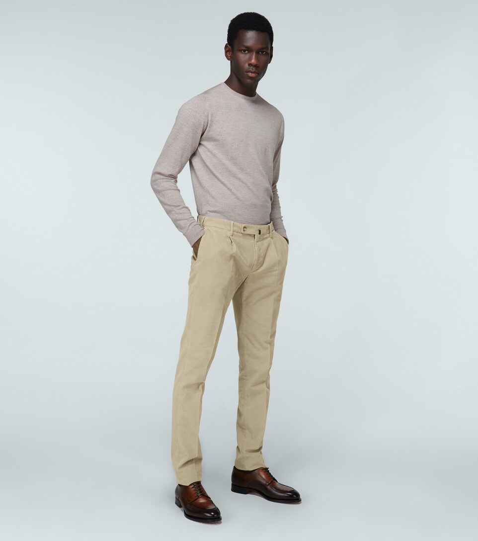Slim-Fit Corduroy Pants | Incotex 