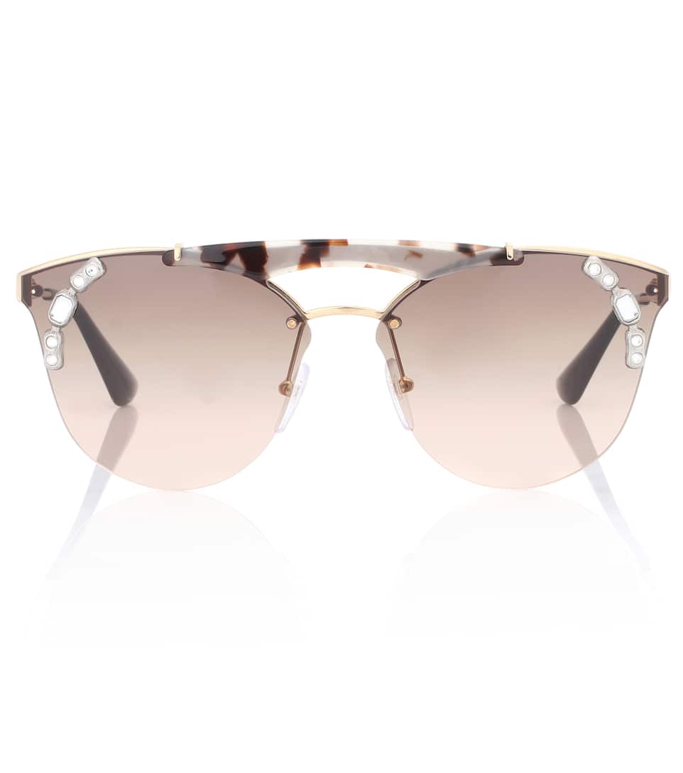 Lunettes Cristaux Prada À De mytheresa Soleil qqWzAp6P8