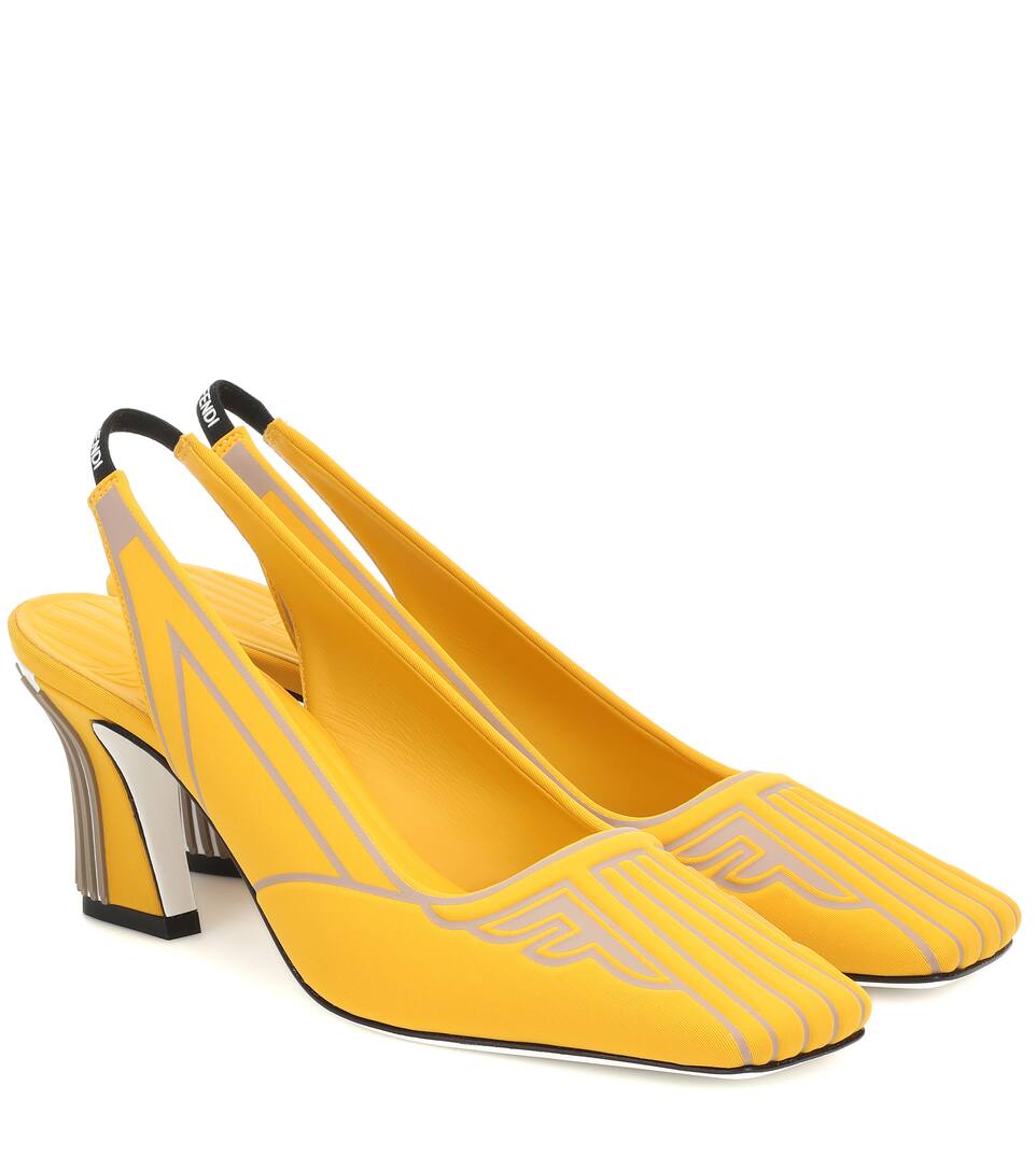En Escarpins Ffreedom Toile Escarpins Fendi Fendi Ffreedom wO0nPk