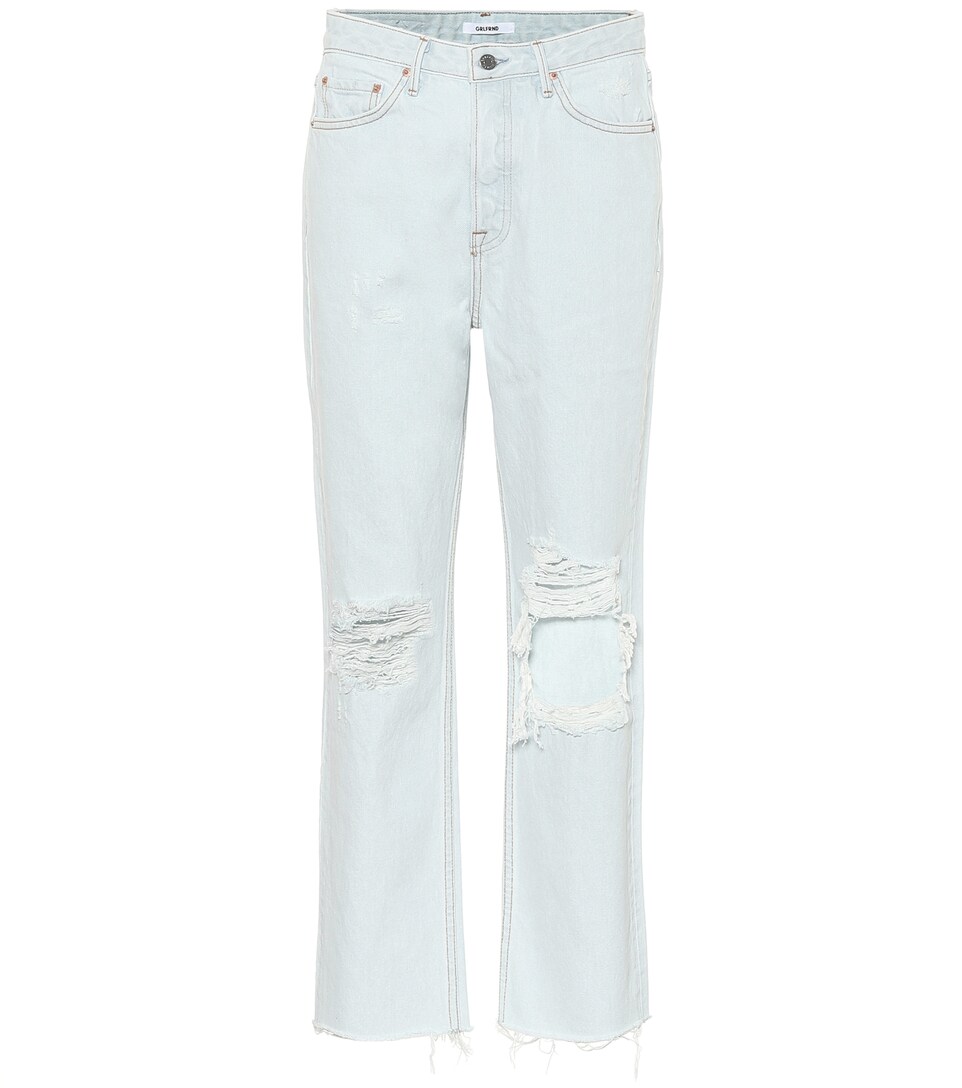 GRLFRND - Mica high-rise straight jeans 