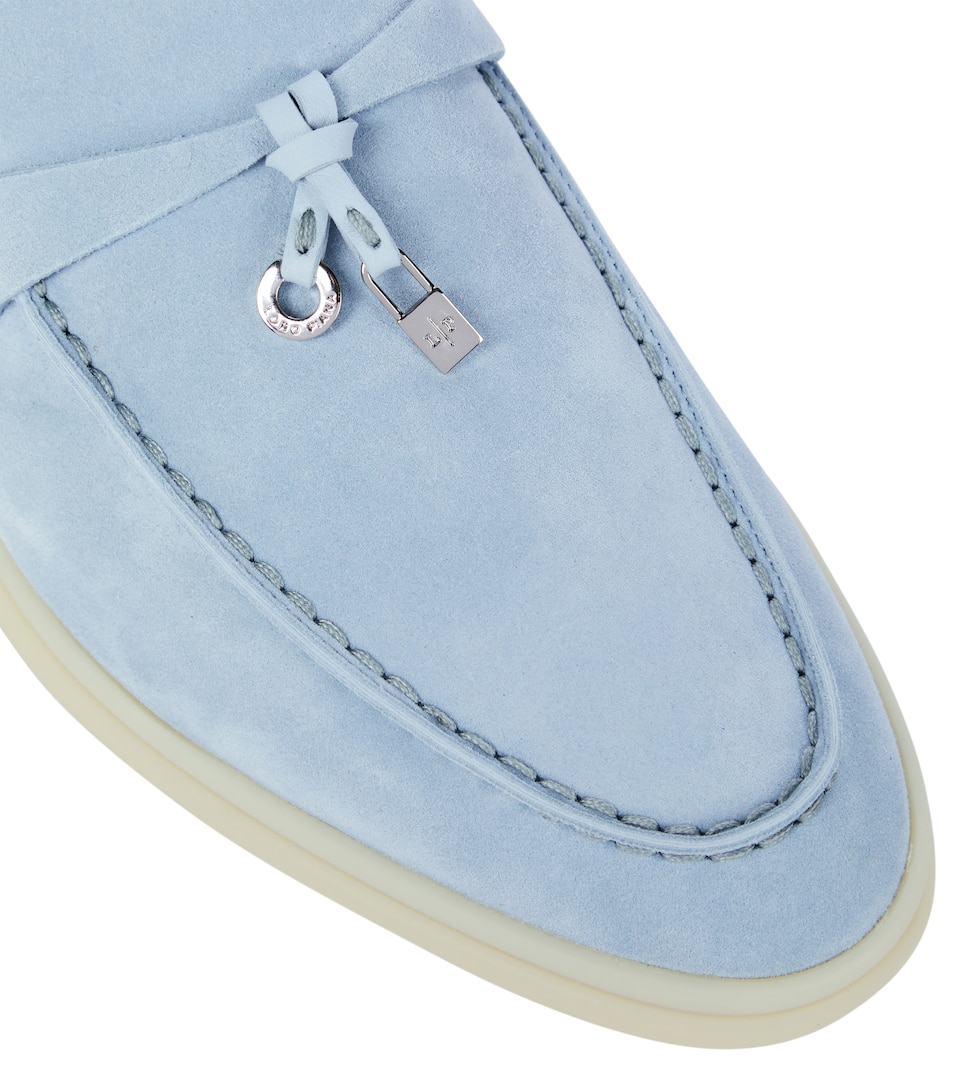 Loro Piana Babouche Charms Walk Suede Mules Mytheresa