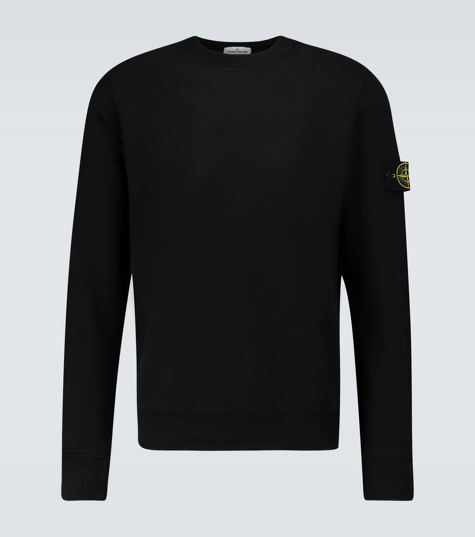 stone island brushed cotton sweatshirt