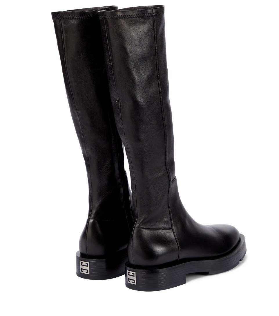 Givenchy - Botas altas de piel | Mytheresa