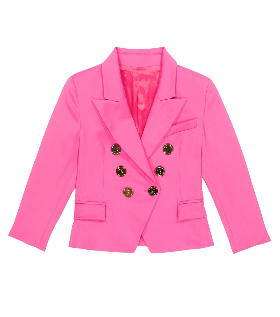 Balmain Kids - Blazer in lana vergine | Mytheresa