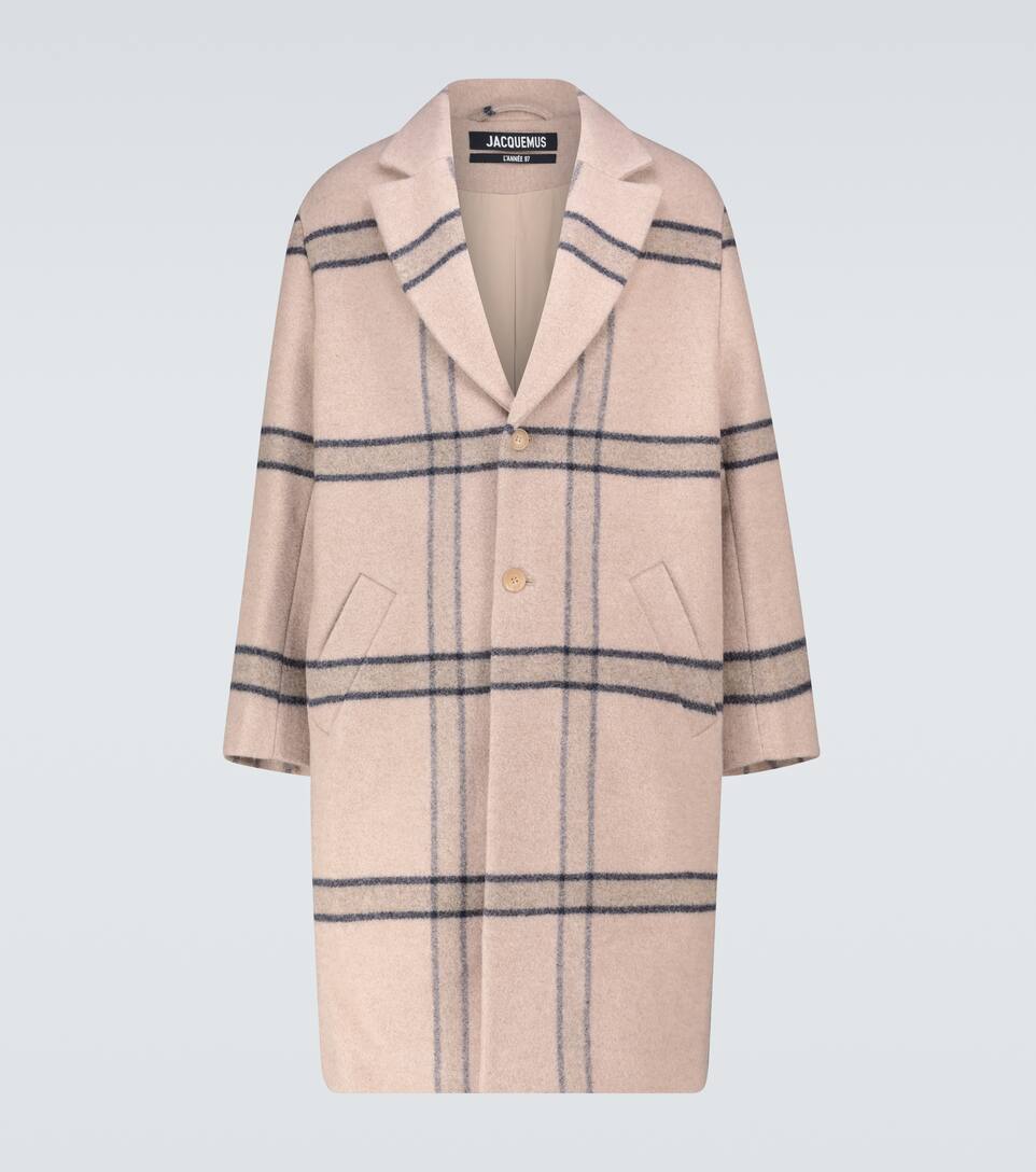Jacquemus Cappotto Oversize A Quadri In Lana Mytheresa