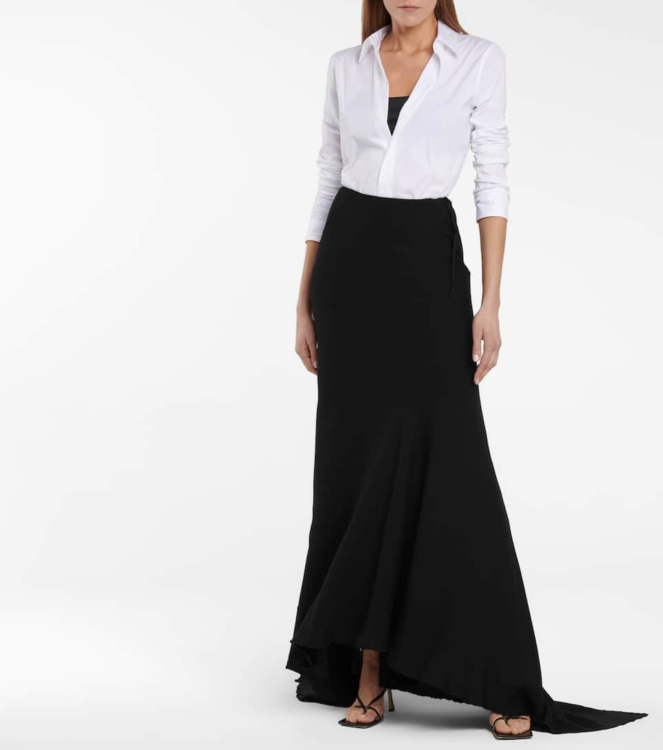 Silk maxi skirt clearance