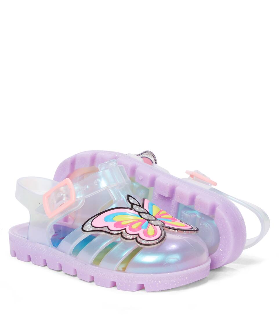 unicorn jelly sandals