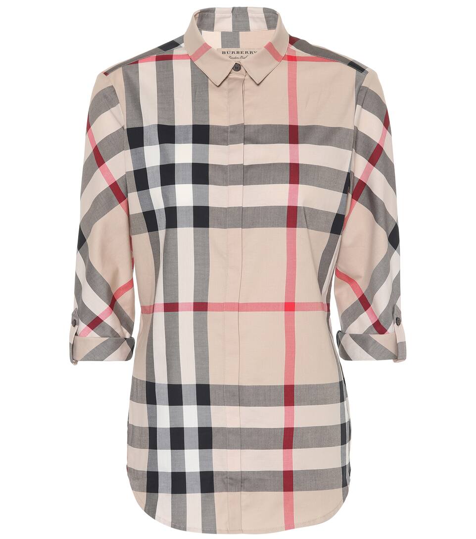 A Burberry Camicia QuadriMytheresa In Cotone kXuZiP